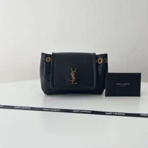 Replica YSL Nolita Black 1 Replica YSL Nolita Black - top-tier luxury replica shoulder bag