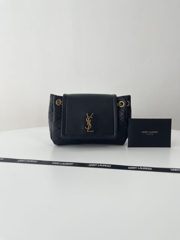 Replica YSL Nolita Black 1 Replica YSL Nolita Black - top-tier luxury replica shoulder bag