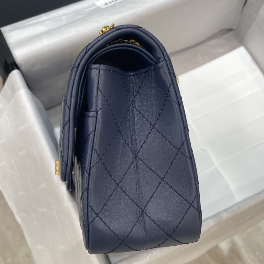 Replica CHANEL 2.55 Bag Blue 6 Replica CHANEL 2.55 Bag Blue - near-authentic luxury replica handbag