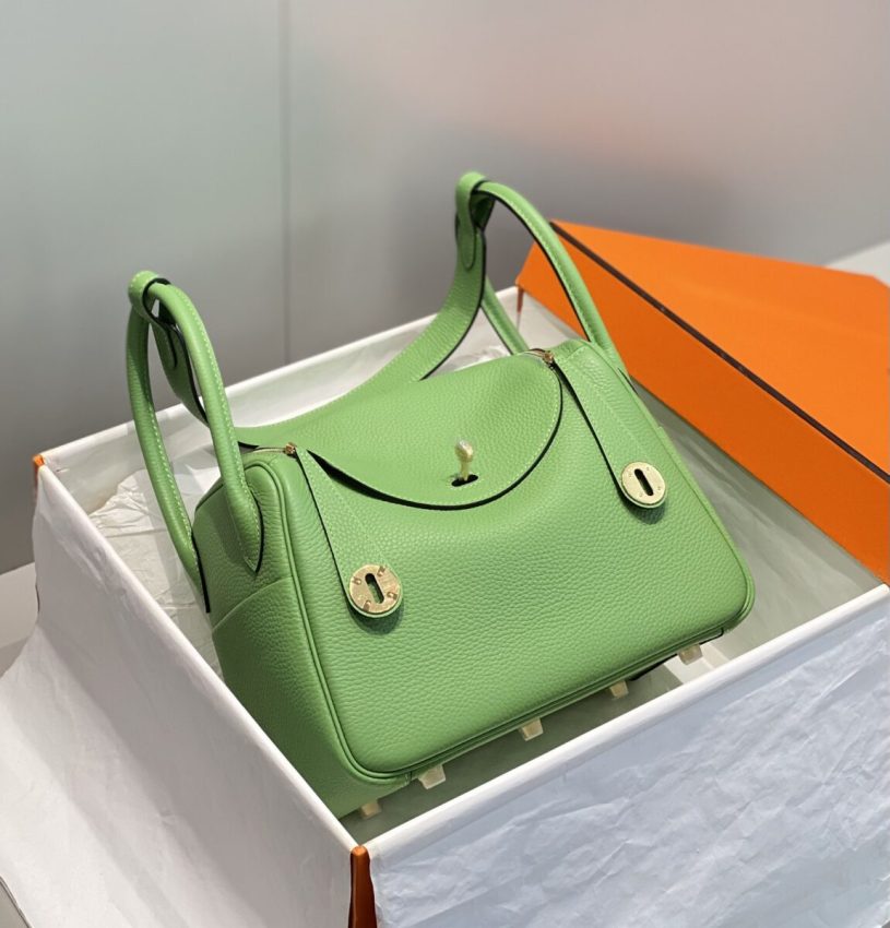 Replica Hermes Lindy Light Green 6 Replica Hermes Lindy Light Green - ultra-realistic fake designer tote