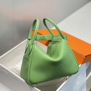 Replica Hermes Lindy Light Green 7 Replica Hermes Lindy Light Green - authentic-look luxury purse replica