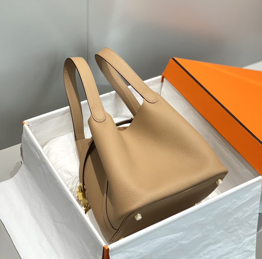 Replica Hermes Picotin Lock Milk Tea 2 Replica Hermes Picotin Lock Milk Tea - high-accuracy replica luxury purse
