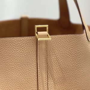 Replica Hermes Picotin Lock Milk Tea 4 Replica Hermes Picotin Lock Milk Tea - premium 1:1 fake handbag model