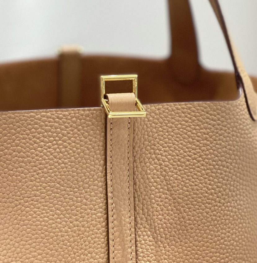 Replica Hermes Picotin Lock Milk Tea 4 Replica Hermes Picotin Lock Milk Tea - premium 1:1 fake handbag model