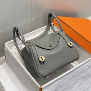 Replica Hermes Lindy Cumulonimbus Gray 6 Replica Hermes Lindy Cumulonimbus Gray - premium 1:1 fake handbag model