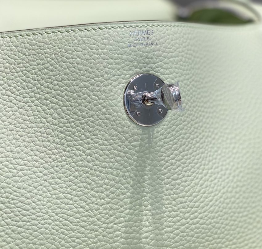 Replica Hermes Lindy Bubble Green - top-tier luxury replica shoulder bag