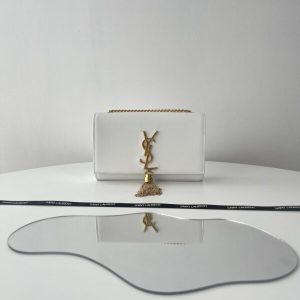 Replica YSL Kate Tassel White 1 Replica YSL Kate Tassel White - realistic designer-inspired fake bag