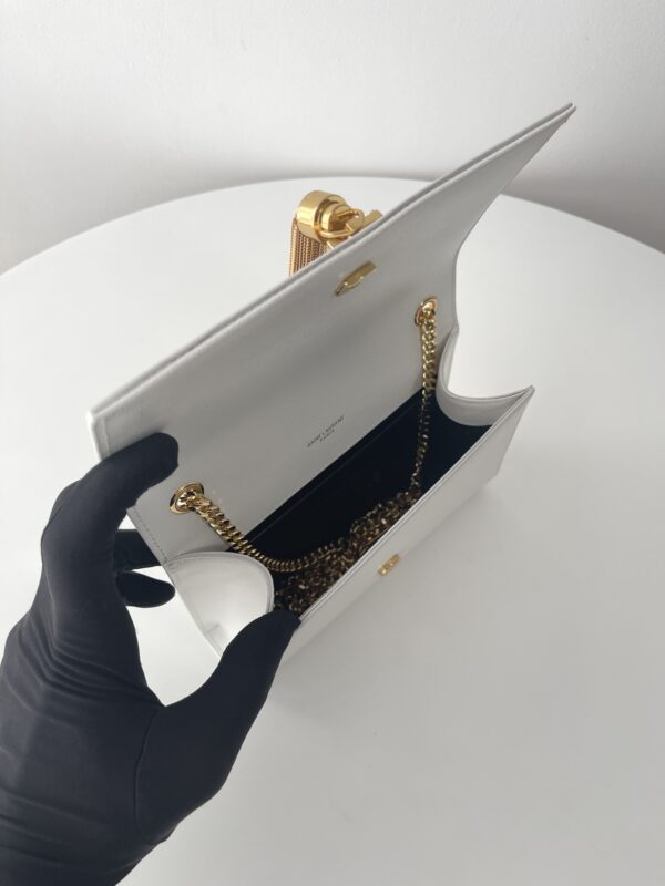 Replica YSL Kate Tassel White 2 Replica YSL Kate Tassel White - realistic designer-inspired fake bag