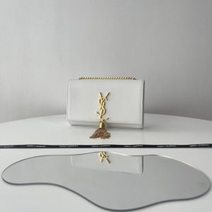 Replica YSL Kate Tassel White 5 Replica YSL Kate Tassel White - high-accuracy replica luxury purse