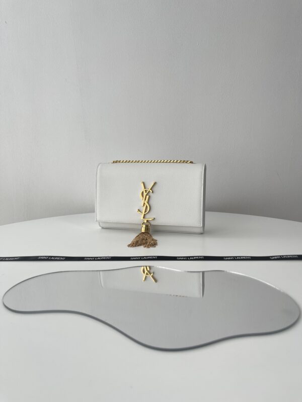 Replica YSL Kate Tassel White 5 Replica YSL Kate Tassel White - high-accuracy replica luxury purse