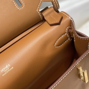 Replica Hermes Jypsiere Brown - top-tier luxury replica shoulder bag