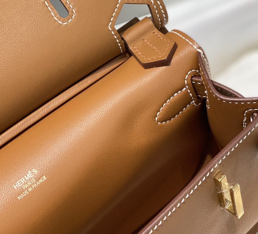 Replica Hermes Jypsiere Brown - top-tier luxury replica shoulder bag