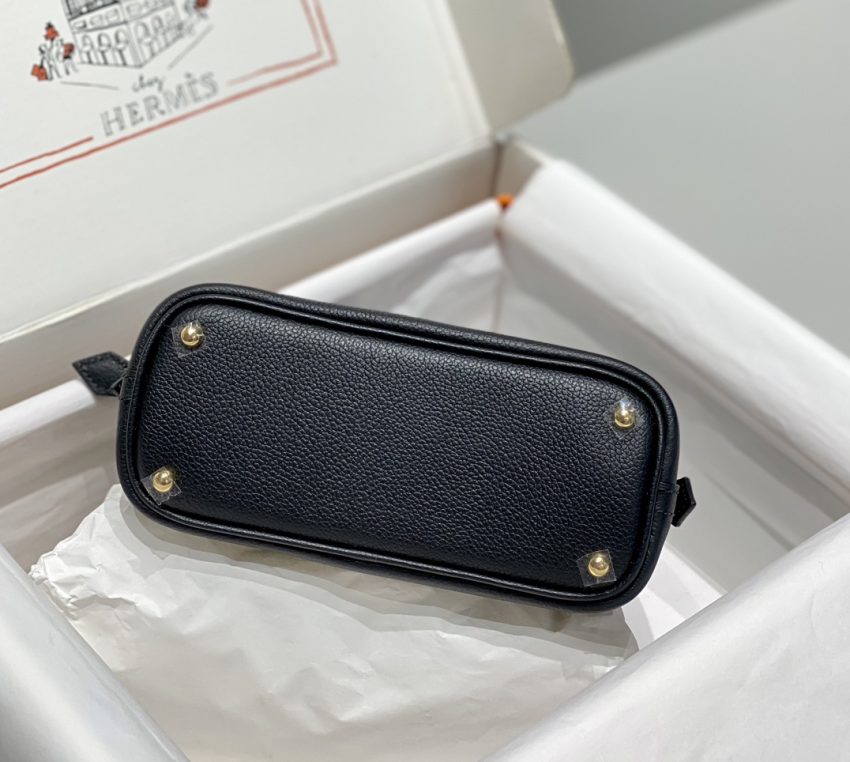 Replica Hermes Mini Bolide - Black - high-end fake designer purse