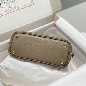 Replica Hermes Mini Bolide - Elephant Gray 5 Replica Hermes Mini Bolide - Elephant Gray - premium-grade designer purse dupe