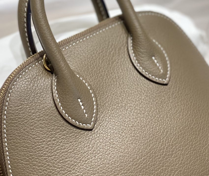 Replica Hermes Mini Bolide - Elephant Gray 9 Replica Hermes Mini Bolide - Elephant Gray - best quality luxury bag dupe