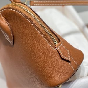Replica Hermes Mini Bolide - Brown - premium-grade designer purse dupe