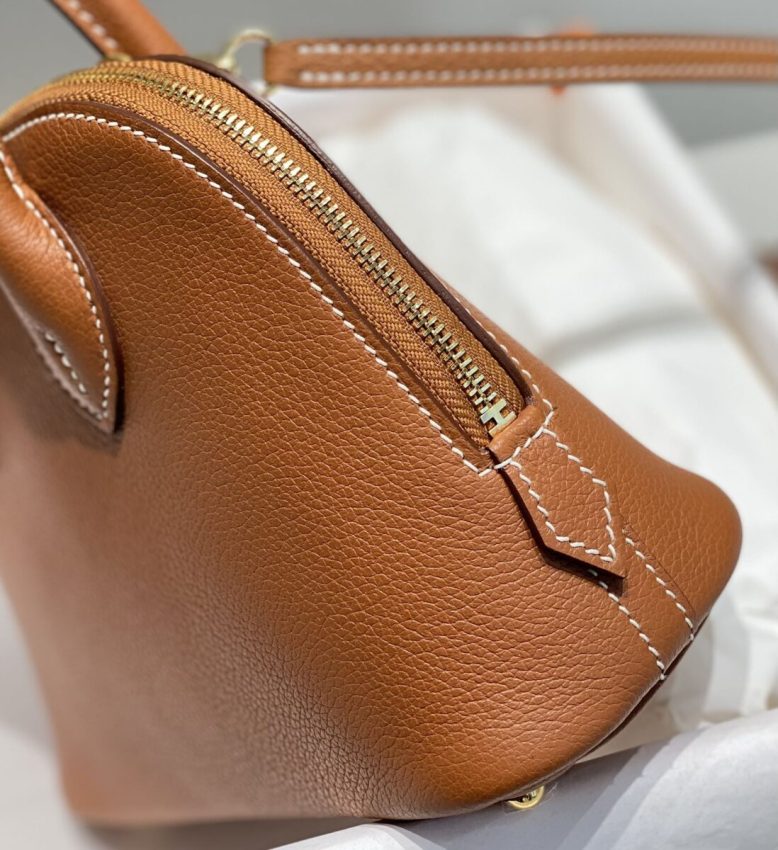 Replica Hermes Mini Bolide - Brown - premium-grade designer purse dupe