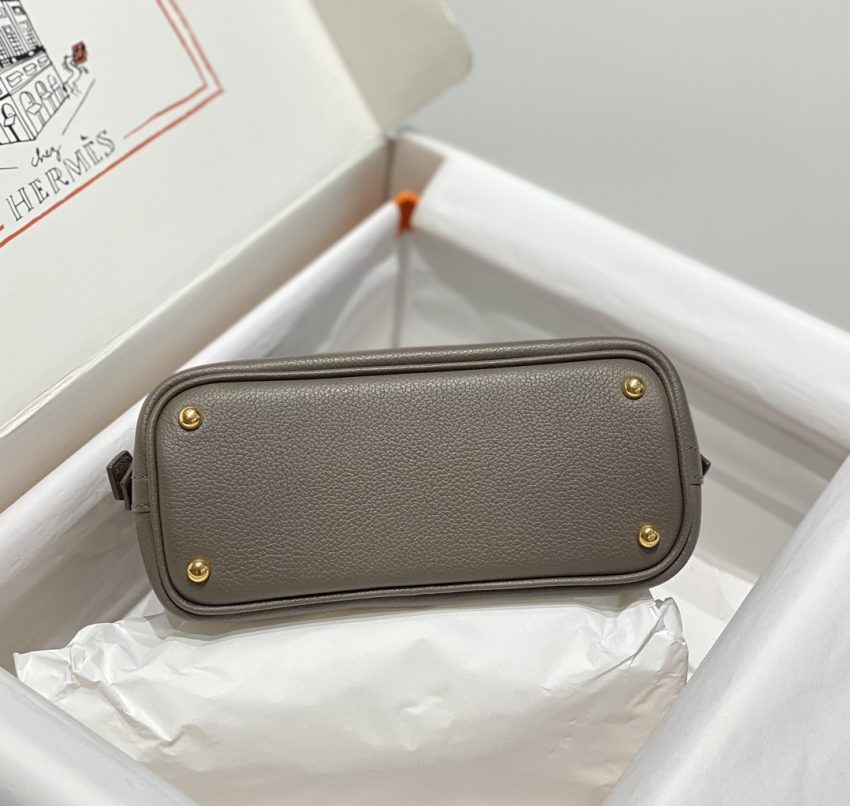 Replica Hermes Mini Bolide -Tin Gray 2 Replica Hermes Mini Bolide -Tin Gray - premium-grade designer purse dupe
