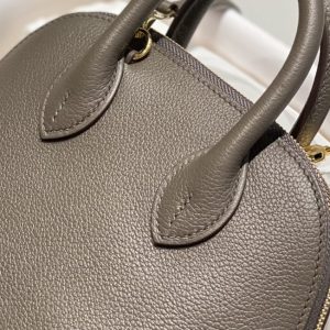 Replica Hermes Mini Bolide -Tin Gray 4 Replica Hermes Mini Bolide -Tin Gray - authentic-look luxury purse replica