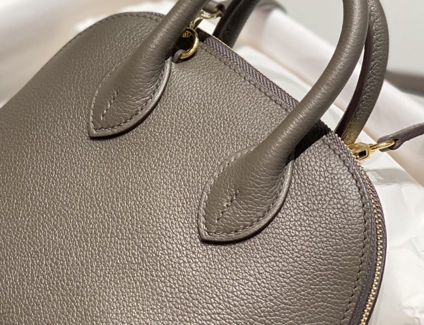 Replica Hermes Mini Bolide -Tin Gray 4 Replica Hermes Mini Bolide -Tin Gray - authentic-look luxury purse replica