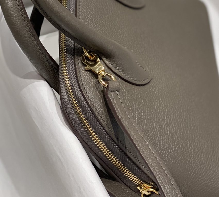 Replica Hermes Mini Bolide -Tin Gray 8 Replica Hermes Mini Bolide -Tin Gray - premium 1:1 fake handbag model