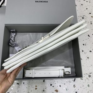 Replica Balenciaga Large BB White 4 Replica Balenciaga Large BB White - authentic-look luxury purse replica
