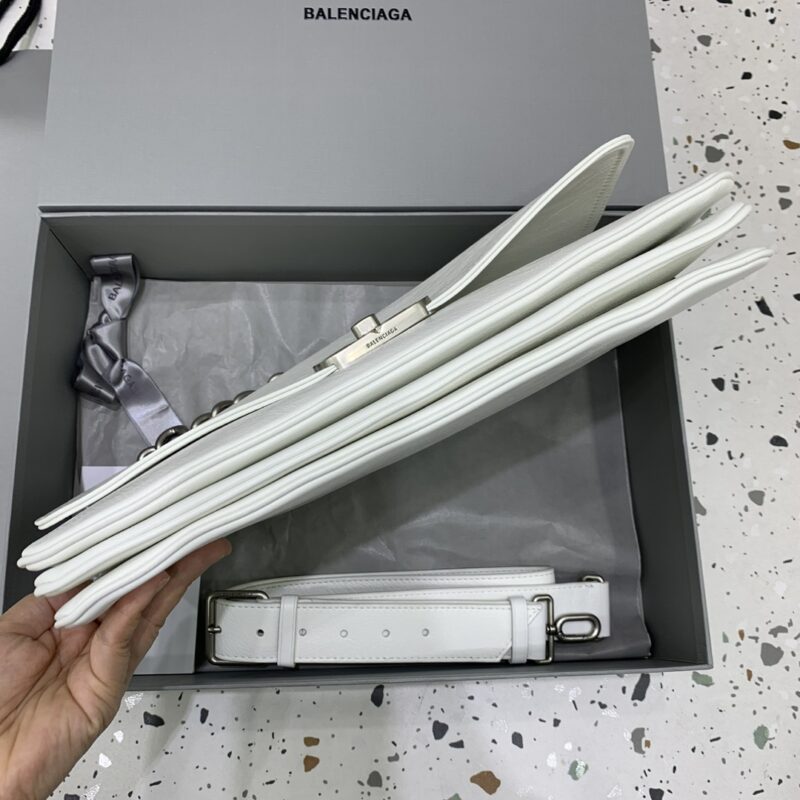 Replica Balenciaga Large BB White 4 Replica Balenciaga Large BB White - authentic-look luxury purse replica