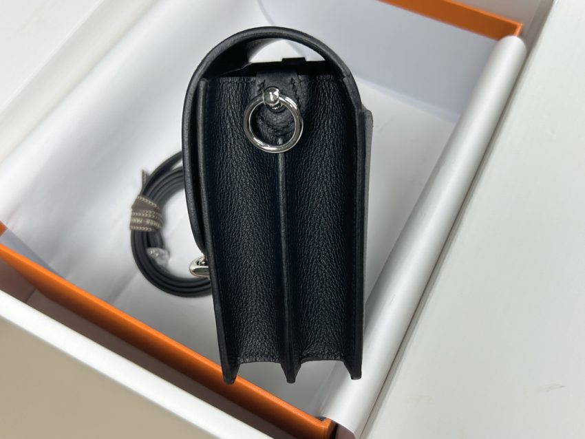 Replica Hermes Sac Roulis Black 4 Replica Hermes Sac Roulis Black - high-accuracy replica luxury purse