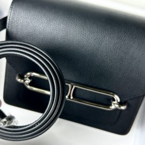 Replica Hermes Sac Roulis Black 9 Replica Hermes Sac Roulis Black - high-accuracy replica luxury purse