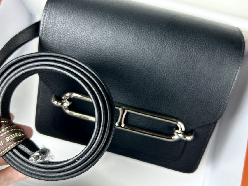 Replica Hermes Sac Roulis Black 9 Replica Hermes Sac Roulis Black - high-accuracy replica luxury purse