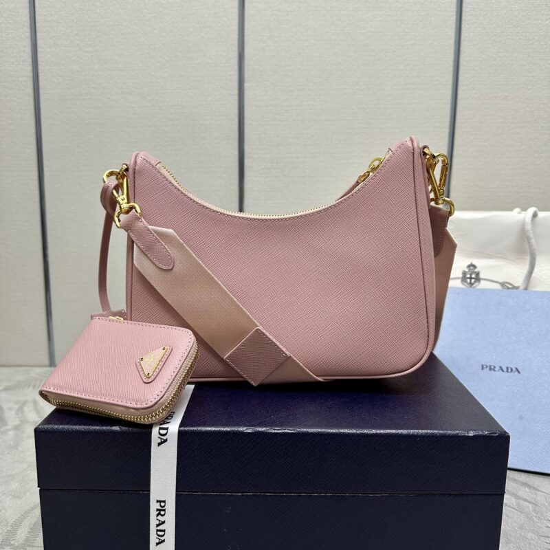 Replica Prada Re-Edition 2005 Pink 9 Replica Prada Re-Edition 2005 Pink - top-tier luxury replica shoulder bag