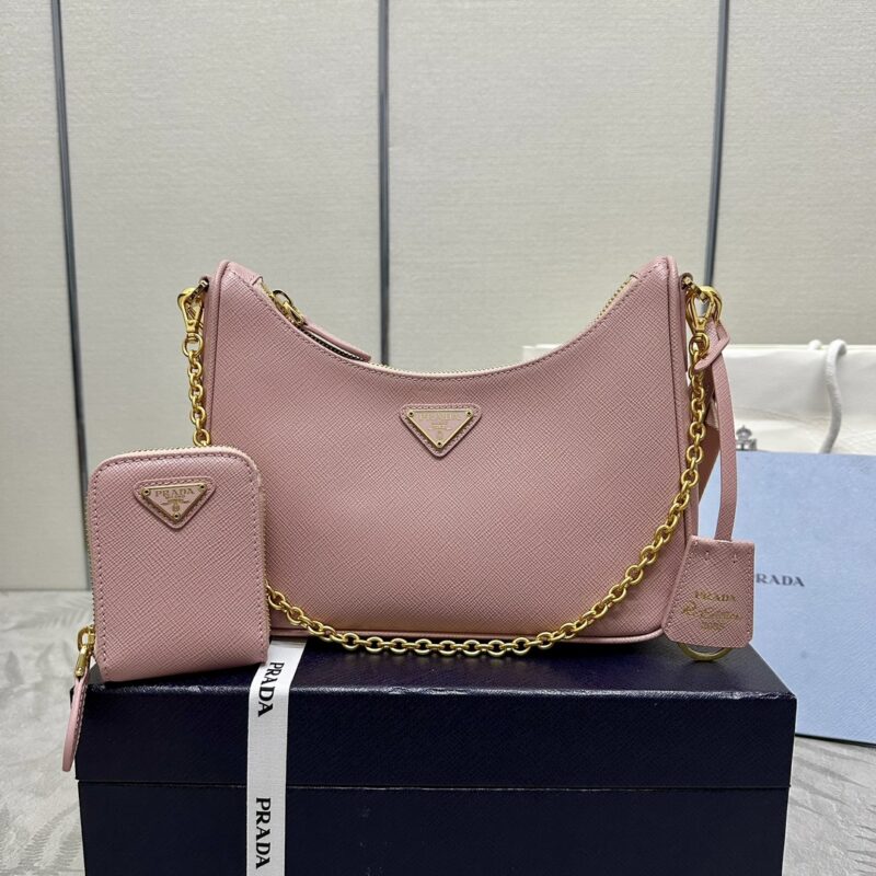 Replica Prada Re-Edition 2005 Pink 1 Replica Prada Re-Edition 2005 Pink - ultra-realistic fake designer tote
