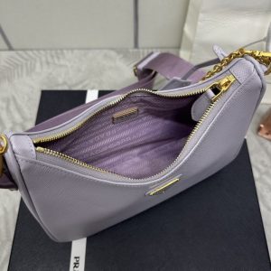 Replica Prada Re-Edition 2005 Purple 2 Replica Prada Re-Edition 2005 Purple - premium 1:1 fake handbag model