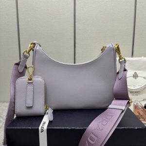 Replica Prada Re-Edition 2005 Purple 8 Replica Prada Re-Edition 2005 Purple - premium-grade designer purse dupe