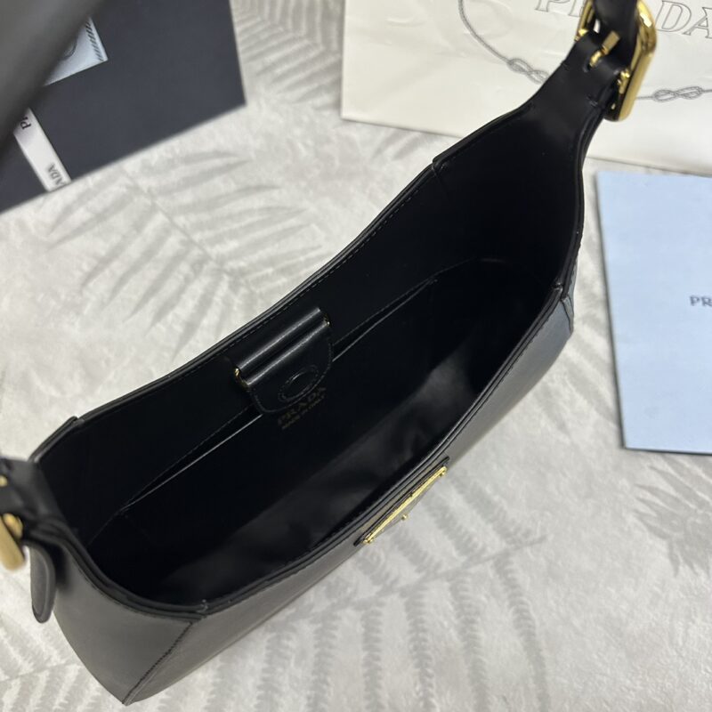 Replica Prada Cleo Medium Black 5 Replica Prada Cleo Medium Black - near-authentic luxury replica handbag