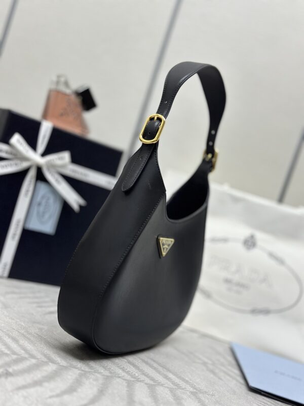Replica Prada Cleo Medium Black 7 Replica Prada Cleo Medium Black - 1:1 designer replica handbag