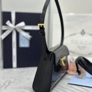 Replica Prada Triangle Leather Handbag Black 7 Replica Prada Triangle Leather Handbag Black - best-selling designer handbag dupe