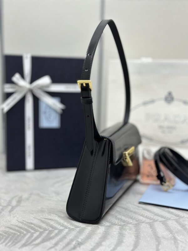 Replica Prada Triangle Leather Handbag Black 7 Replica Prada Triangle Leather Handbag Black - best-selling designer handbag dupe