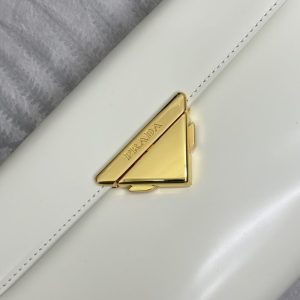 Replica Prada White Leather Handbag 3 Replica Prada White Leather Handbag - near-authentic luxury replica handbag