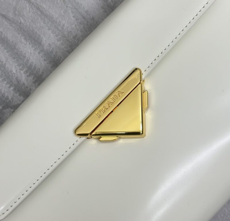Replica Prada White Leather Handbag 3 Replica Prada White Leather Handbag - near-authentic luxury replica handbag