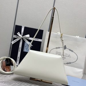 Replica Prada White Leather Handbag 4 Replica Prada White Leather Handbag - high-accuracy replica luxury purse