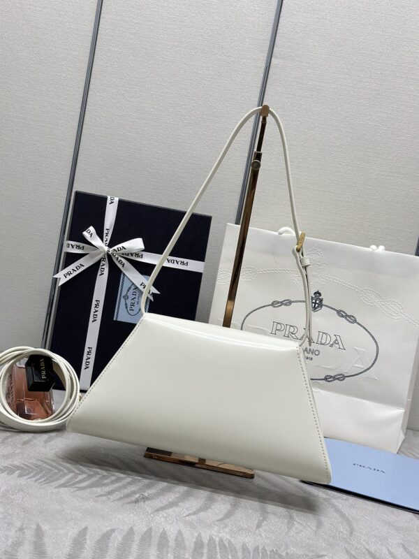 Replica Prada White Leather Handbag 4 Replica Prada White Leather Handbag - high-accuracy replica luxury purse