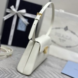 Replica Prada White Leather Handbag 8 Replica Prada White Leather Handbag - near-authentic luxury replica handbag