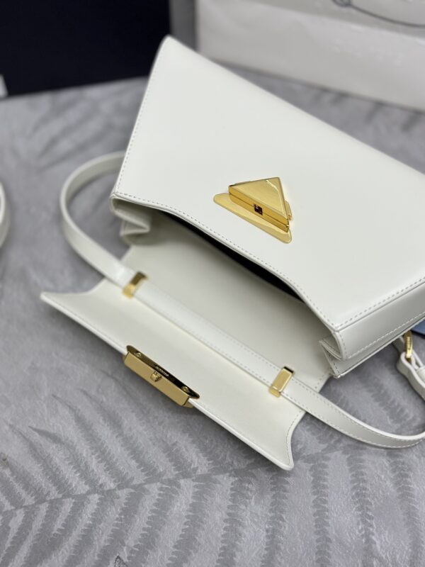 Replica Prada White Leather Handbag 2 Replica Prada White Leather Handbag - near-authentic luxury replica handbag