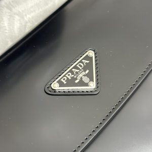 Replica Prada Cleo Black Bag With Flap - ultra-realistic fake designer tote