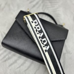 Replica Prada Saffiano Black Envelope 2 Replica Prada Saffiano Black Envelope - high-quality designer bag clone