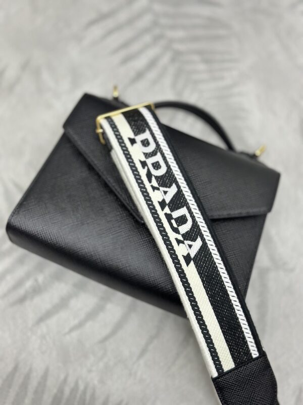 Replica Prada Saffiano Black Envelope 2 Replica Prada Saffiano Black Envelope - high-quality designer bag clone