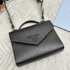 Replica Prada Saffiano Black Envelope 7 Replica Prada Saffiano Black Envelope - high-accuracy replica luxury purse