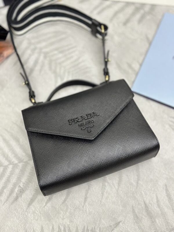 Replica Prada Saffiano Black Envelope 7 Replica Prada Saffiano Black Envelope - high-accuracy replica luxury purse