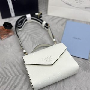 Replica Prada Saffiano White Envelope 2 Replica Prada Saffiano White Envelope - elite superclone designer purse